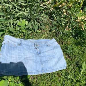 Jeans mini skirt